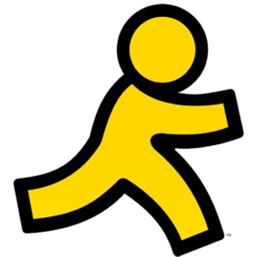 Logo with Yellow Man Running Logo with Yellow Man Running