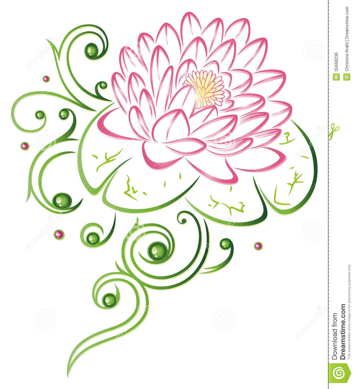 Lotus Flower Clip Art