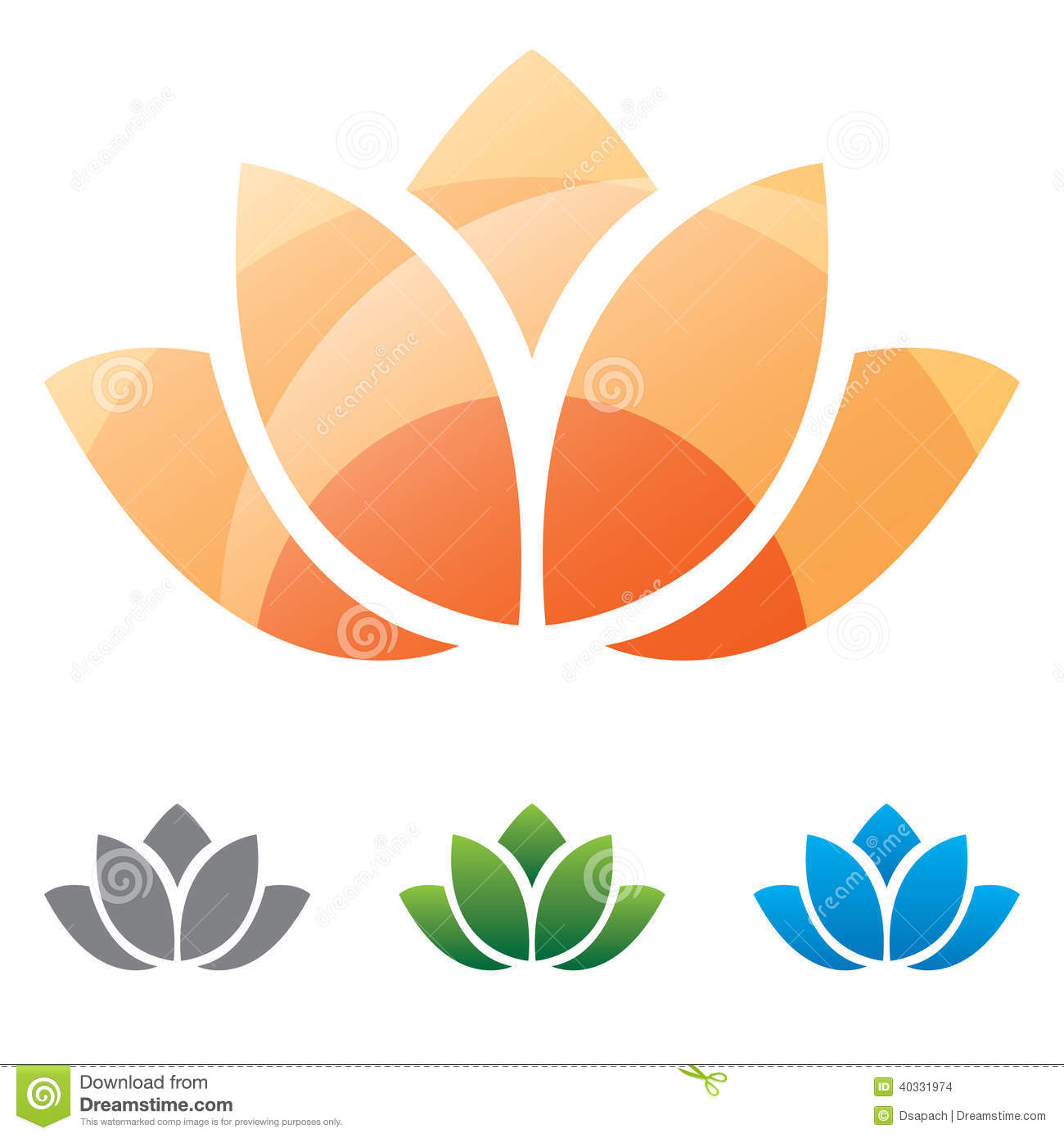 Lotus Flower Silhouette Vector Lotus Flower Silhouette Vector