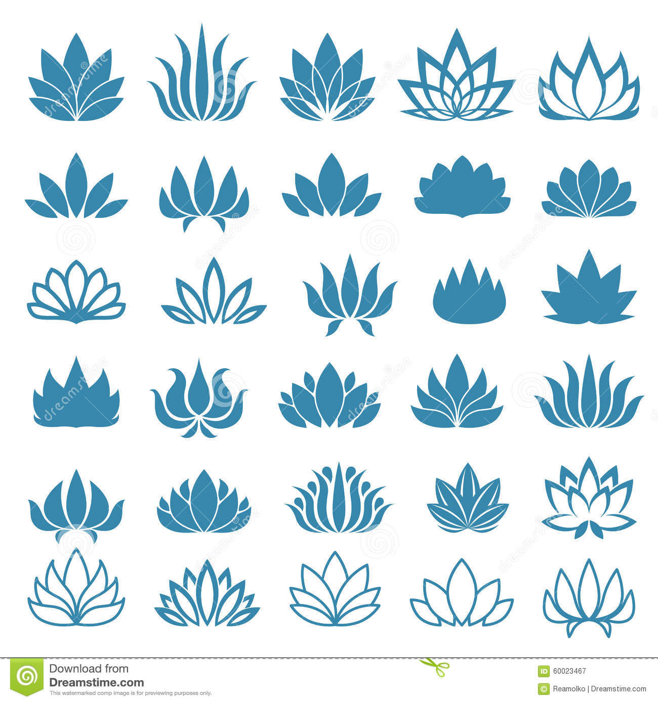 Lotus Flower Vector Lotus Flower Vector