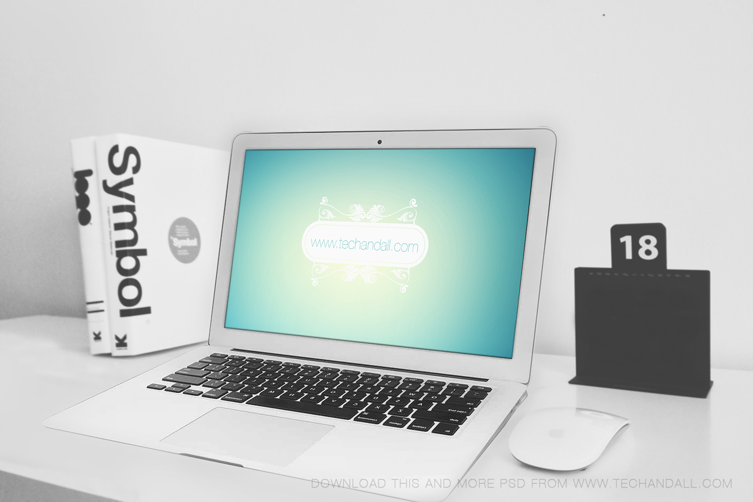 MacBook Air Mockup PSD