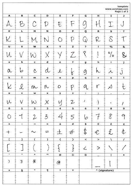 Make Your Own Font