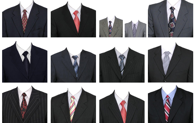 Men's Suit Template PSD Photoshop Men's Suit Template PSD Photoshop