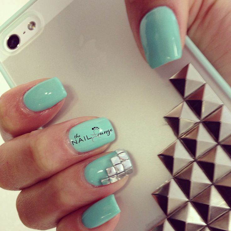 Mint Green Gel Nails Mint Green Gel Nails