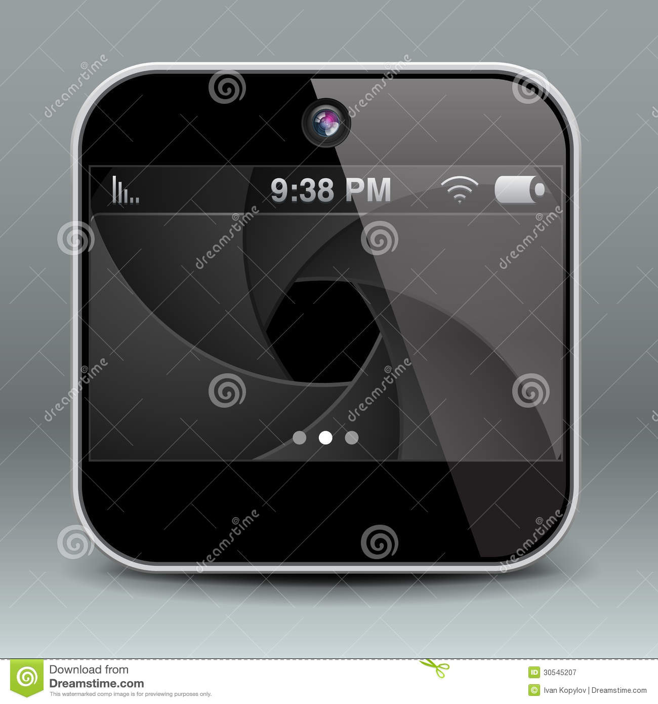 Mobile Phone Camera Icon