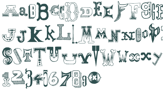 Money Style Font Letters