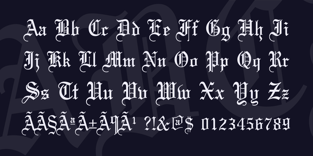 Old English Fonts Free