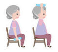 Old Lady Cartoon Drinking Water Old Lady Cartoon Drinking Water