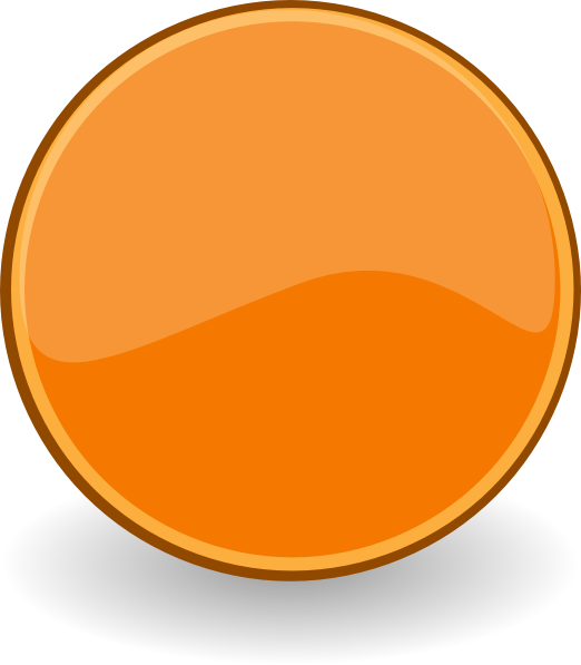 Orange Button Clip Art