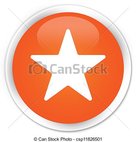 Orange Button Icon