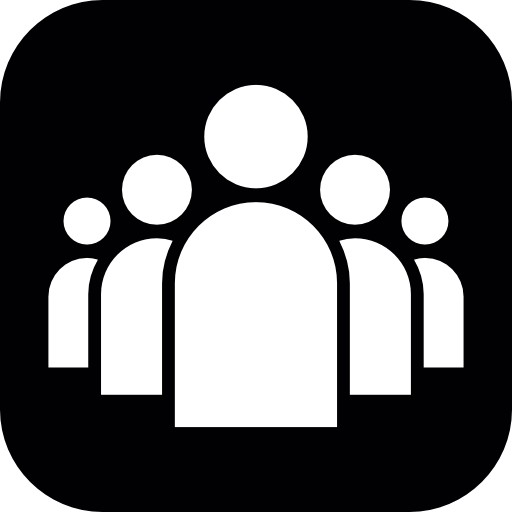 20 Black And White People Icon Images