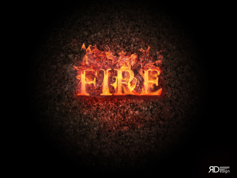 Photoshop Fire Effect