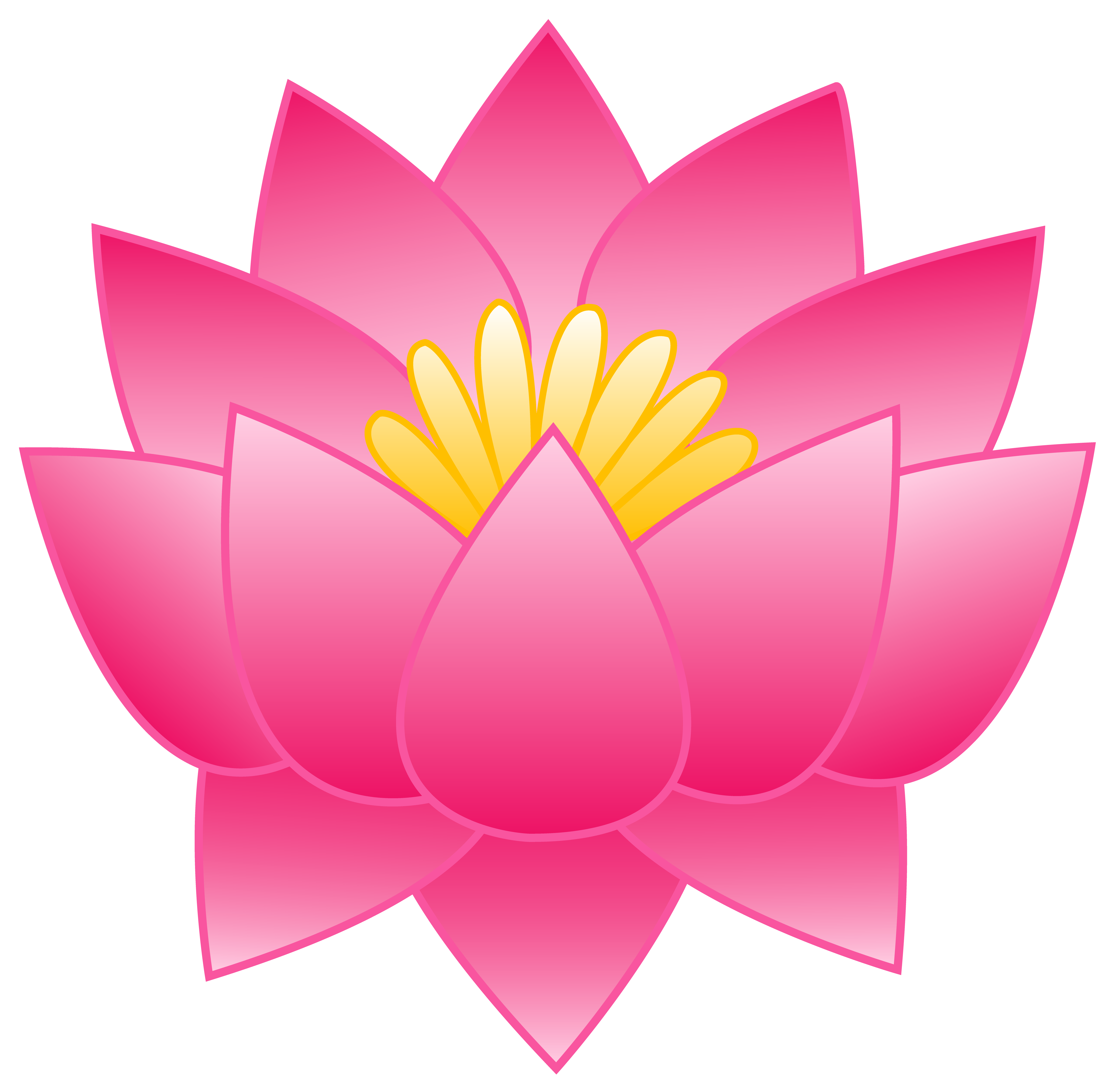 Pink Lotus Flower Clip Art