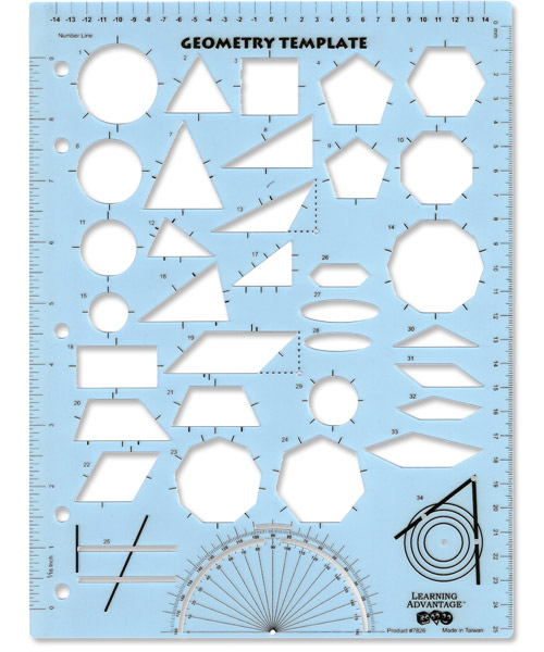 Printable Geometry Template Shapes