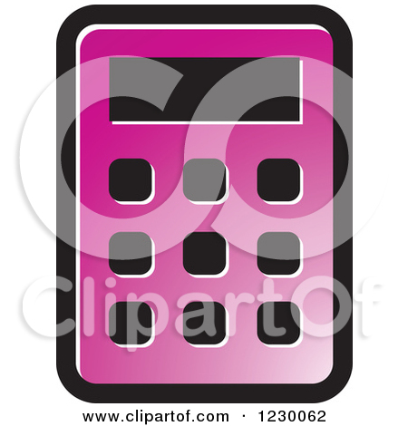 Purple Calculator Icon