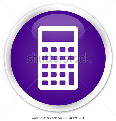 Purple Calculator Icon