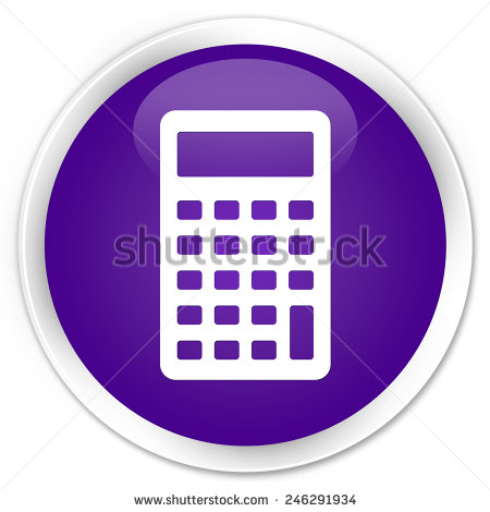 Purple Calculator Icon Purple Calculator Icon