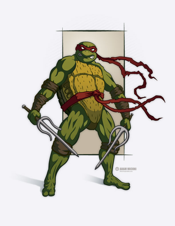 Raphael Ninja Turtle Vector Raphael Ninja Turtle Vector