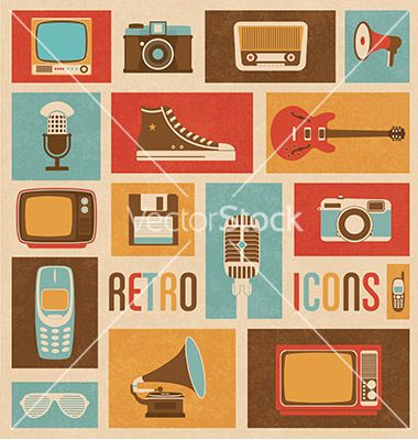 Retro Vector Icons