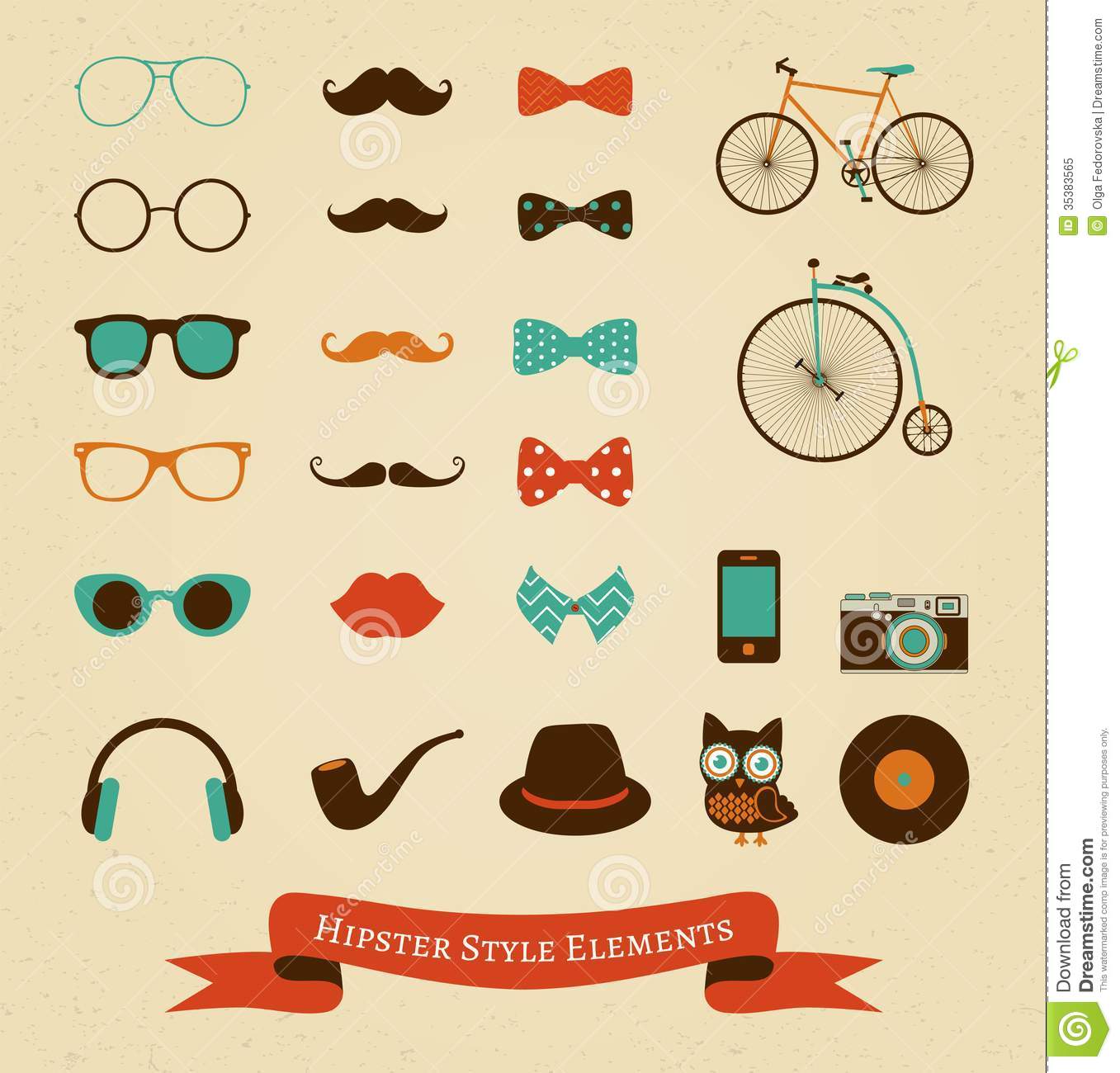 Retro Vintage Icons