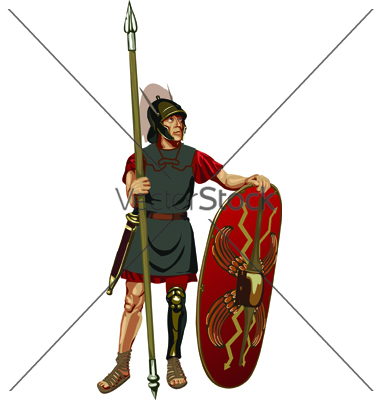 Roman Soldier Vector