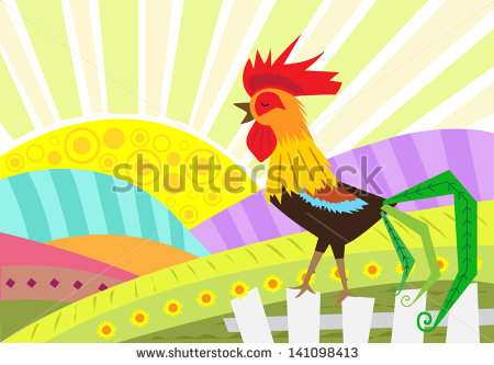 Rooster Vector Illustration