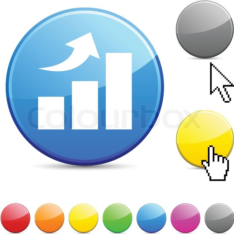 Round Growth Icon Round Growth Icon