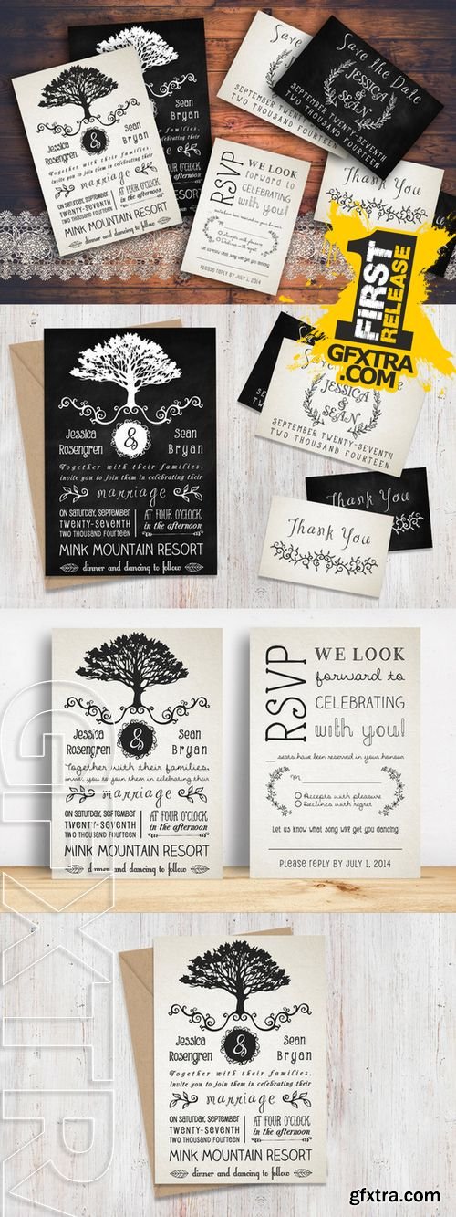 Rustic Wedding Invitations