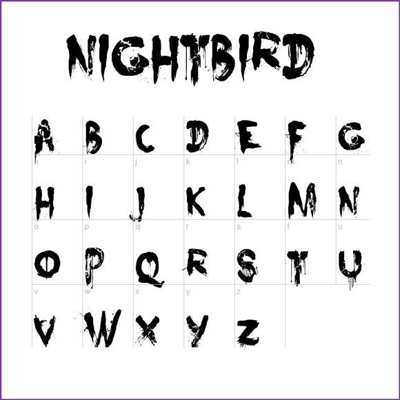 Scary Writing Fonts