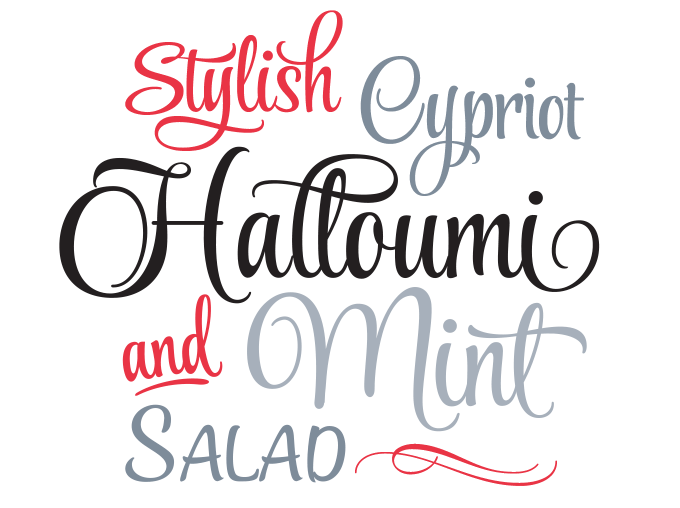 Script-Style Font Sample Script-Style Font Sample