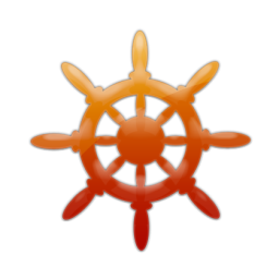 Ship Steering Wheel Icon