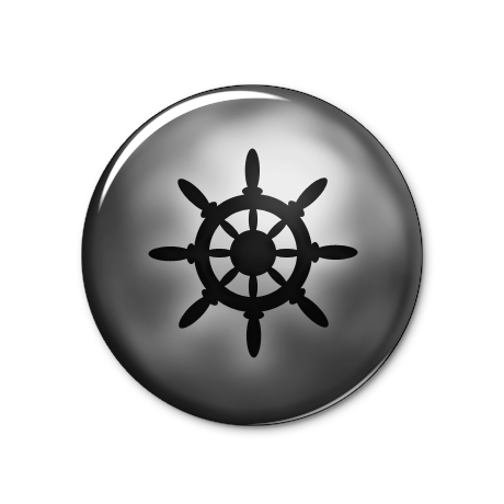 Ship Steering Wheel Icon