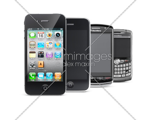 Smartphone BlackBerry iPhone