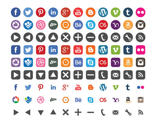 Social Media Icon Wallpaper