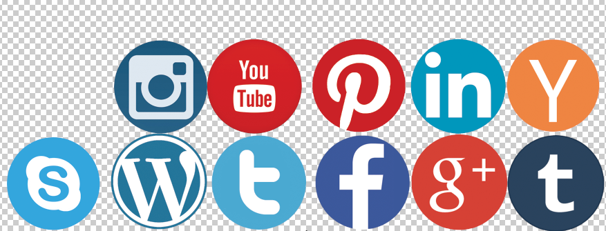 Social Media Icons Flat