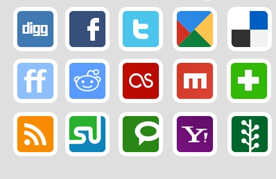Square Social Icons Square Social Icons
