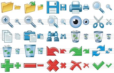 Standard Toolbars Icons