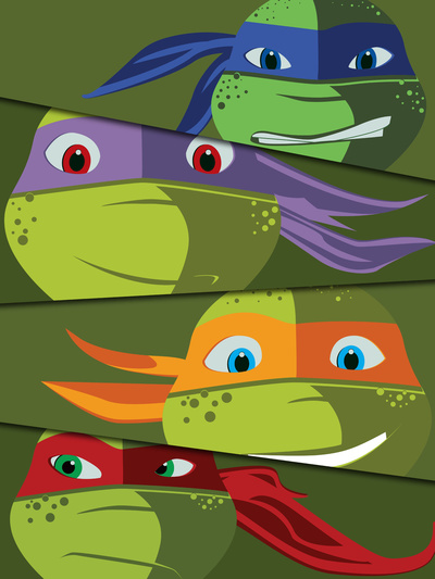 Teenage Mutant Ninja Turtles Vector Art Teenage Mutant Ninja Turtles Vector Art