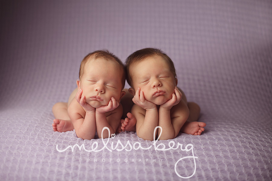 Twin Newborn Photography Pose