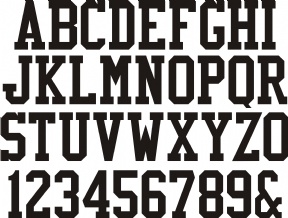 Varsity Block Font