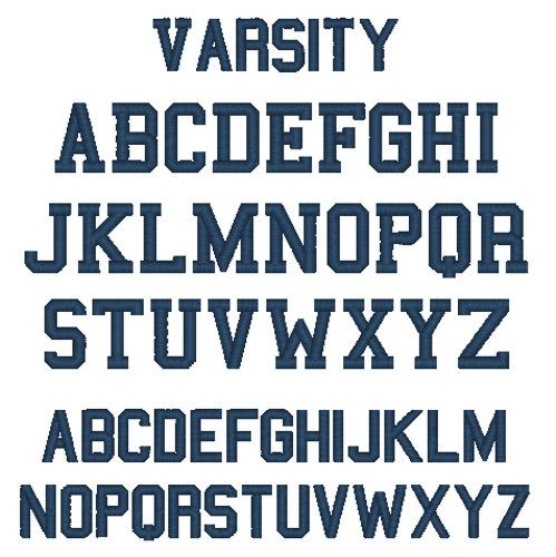 Varsity Letter Font