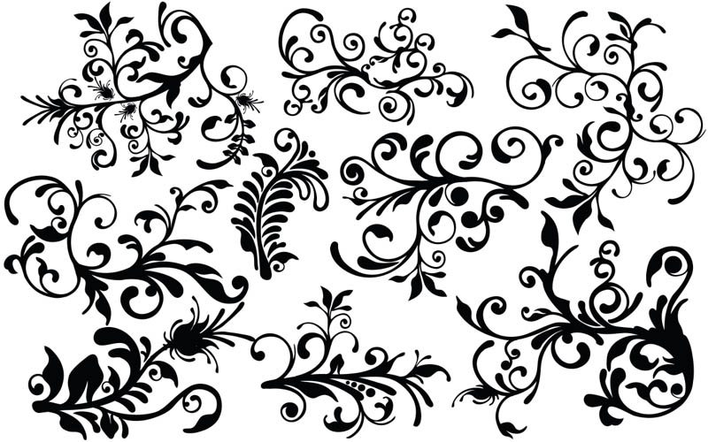 Vector Flourishes Free Clip Art