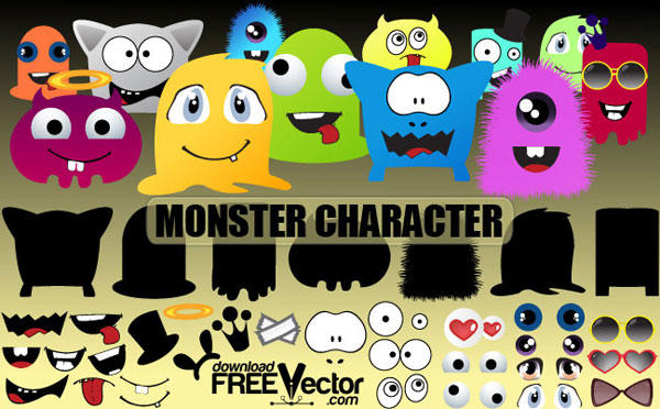 Vector Monster Character