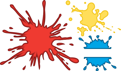 Vector Paint Splash Clip Art for Free