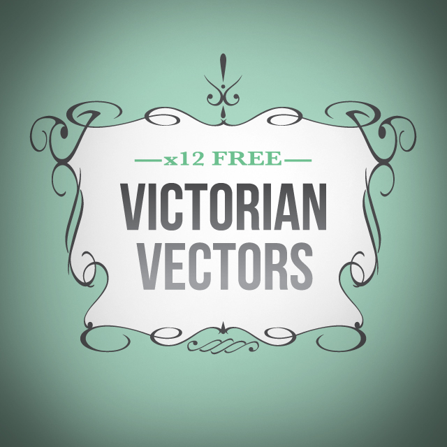 Victorian Borders Vector Free