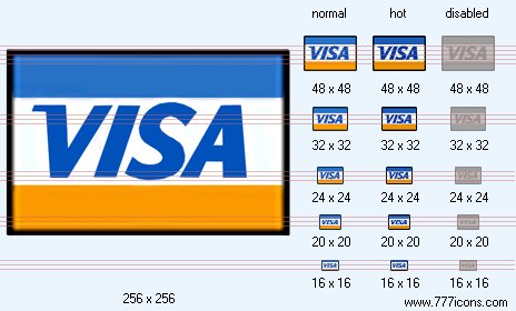 Visa Card Icon