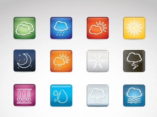 Weather Button Icon Weather Button Icon