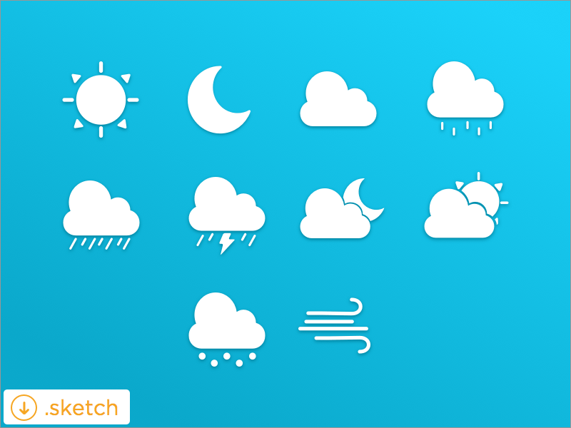 Weather Icon Set Free