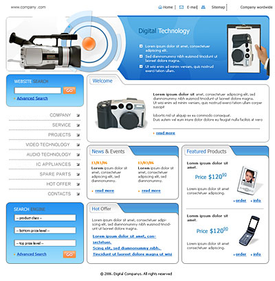 Web Page Templates Free Downloads