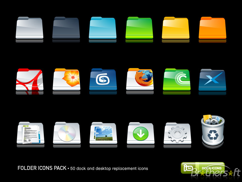 12 Freeware Folder Icons Images